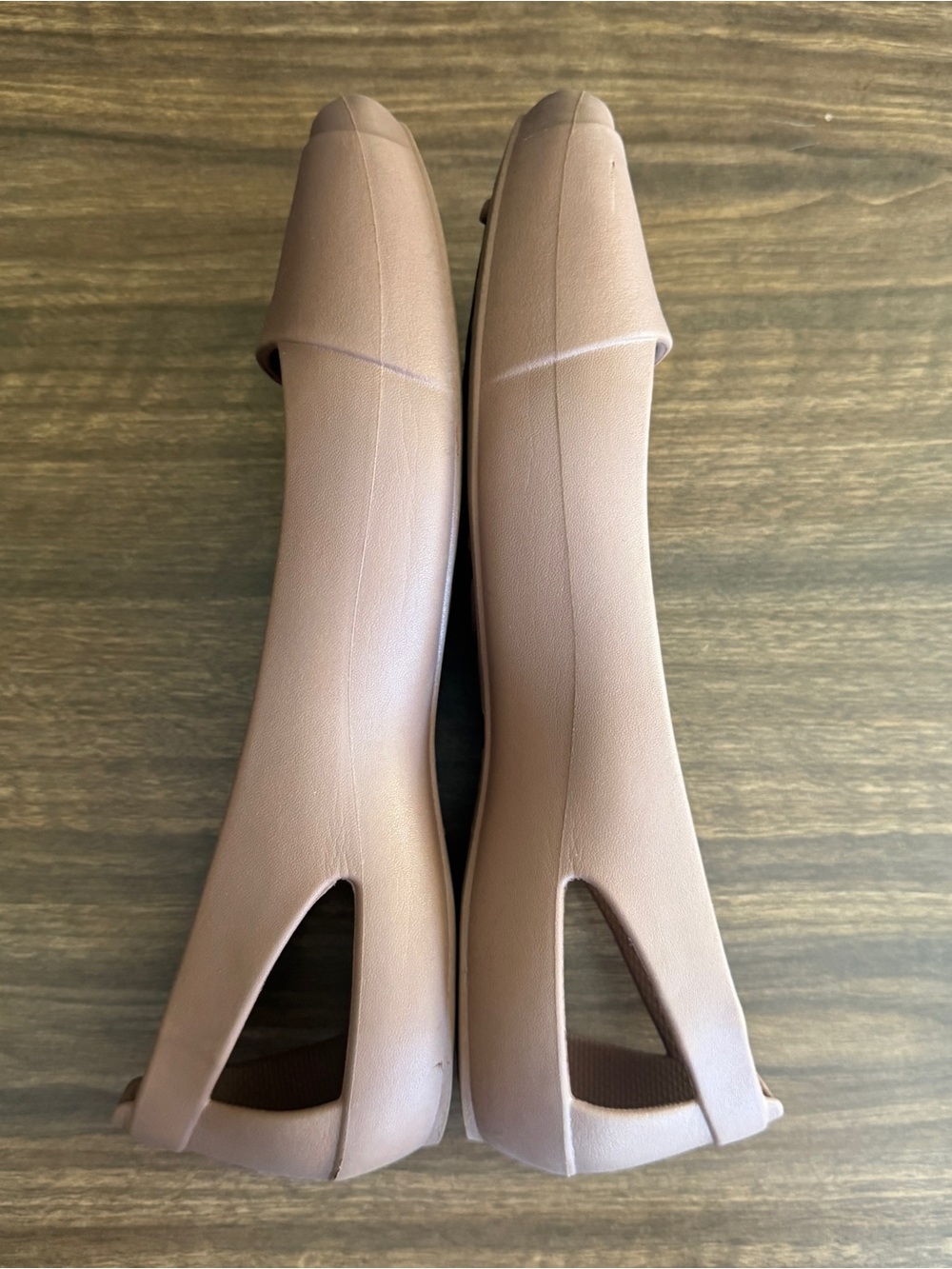 Crocs Sienna Ballet Flats W9 Mauve Taupe Brown Slip On Comfort Shoes 202811 - Picture 5 of 9